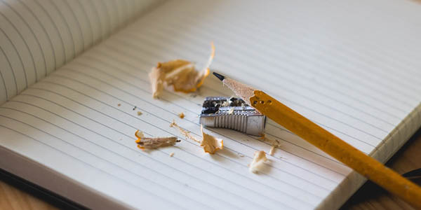 Image of a broken pencil to signify how Creative Programs and Systems provides content writing for websites, blogs, social media posts, and more. 